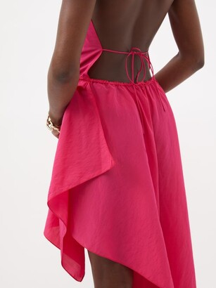 J.W.Anderson Asymmetric Halterneck Dress - Pink