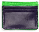 Thumbnail for your product : Ted Baker 'Neon' Leather Card Wallet