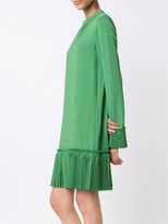 Thumbnail for your product : No.21 pleated detail shift dress - women - Spandex/Elastane/Viscose - 46