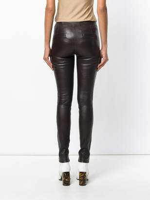 Helmut Lang leather leggings