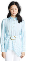 Thumbnail for your product : Derek Lam 10 Crosby Belted Shirt