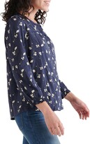 Thumbnail for your product : Lucky Brand Floral Print Button-Up Blouse