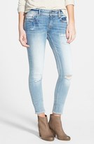 Thumbnail for your product : Vigoss Distressed Skinny Jeans (Light Wash)