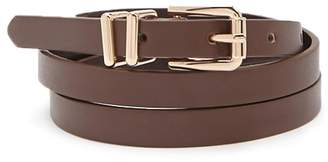 Forever 21 Faux Leather Skinny Belt