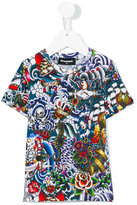 Thumbnail for your product : DSQUARED2 Kids patterned top