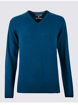 Thumbnail for your product : M&S Collection Pure Lambswool V-Neck Jumper