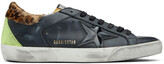 Thumbnail for your product : Golden Goose Black & Multicolor Snake Camouflage Superstar Sneakers