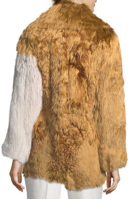 Calvin Klein Collection Alpaca Fur Coat