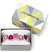 Thumbnail for your product : Liz Claiborne Pink Glitter Heart Stretch Bracelet