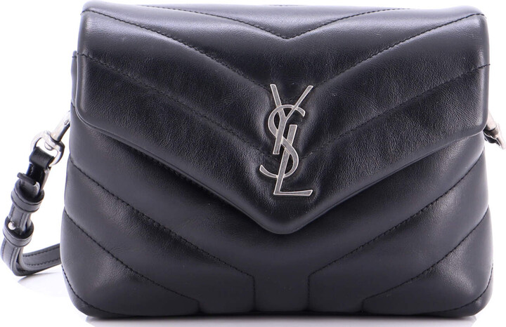 Saint Laurent Loulou Shoulder Bag Matelasse Chevron Leather Toy