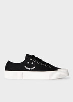 Thumbnail for your product : Paul Smith Men's Black Canvas 'Isamu' Trainers