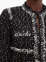 Thumbnail for your product : Giambattista Valli Speckled-boucle Wool-blend Tweed Jacket - Black Multi