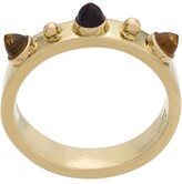 Thumbnail for your product : Dubini Punta di Diamante 18kt gold ring