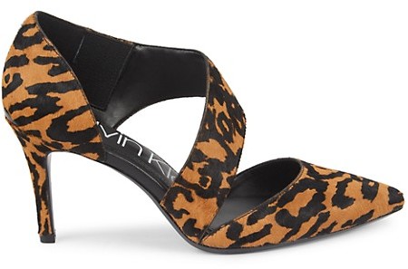 calvin klein leopard print shoes