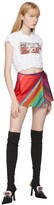 Thumbnail for your product : AGR Multicolor Stripe Wrap Skirt