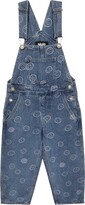 Thumbnail for your product : Molo Aer printed denim dungarees