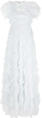 Needle & Thread Genevieve ruffle-detail gown