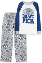 Thumbnail for your product : Carter's Little & Big Boys 2-Pc. Draft Pick Pajama Set