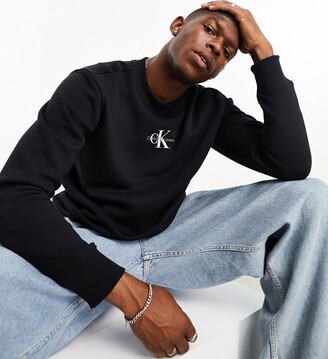 Calvin Klein Jeans Men's Black Sweatshirts & Hoodies