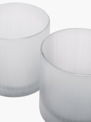 YALI GLASS Set Of Two Tumbler Glasses - Grey