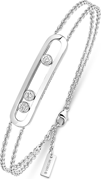 Messika Diamond Move Bracelet in 18K Gold, 0.24 tcw