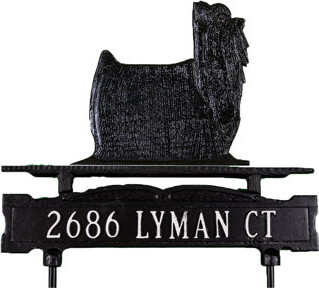 Montague Metal Products Inc. 1-Line Lawn Address Sign