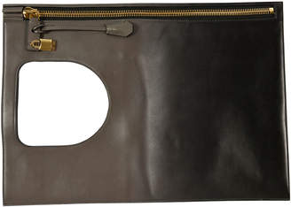 Tom Ford Alix Ombré Fold-Over Bag, Light Gray