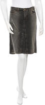 Thumbnail for your product : Just Cavalli Distressed Denim Skirt