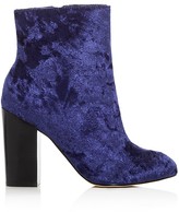 Thumbnail for your product : Rebecca Minkoff Bojana Too Crushed Velvet High Heel Booties