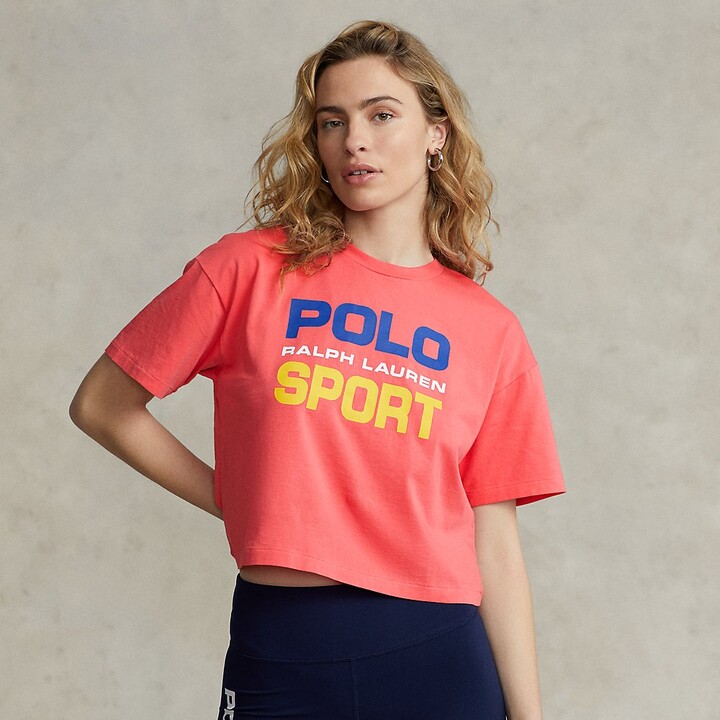 Ralph Lauren Polo Sport Jersey Cropped Tee - ShopStyle T-shirts