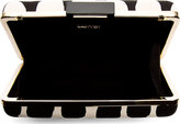 Thumbnail for your product : Lanvin Ivory & Black Spotted Box Clutch