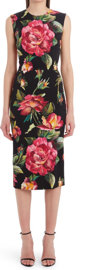 Rose Print Dress | Shop The Largest Collection | ShopStyle