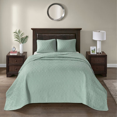 SHENZHENHAIYUE Reversible Quilt Set Seafoam