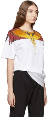 Marcelo Burlon County of Milan White Glitch Wings T-Shirt