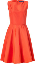 Thumbnail for your product : Ralph Lauren Collection Orange Cotton-Silk Dress