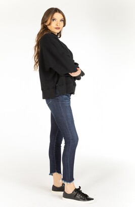 Articles of Society Suzy Fray Hem Ankle Crop Skinny Jeans