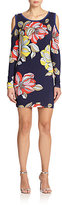 Thumbnail for your product : Trina Turk Venya Printed Cold-Shoulder Jersey Dress