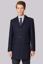 Thumbnail for your product : Moss Bros Slim Fit Navy Twill Overcoat