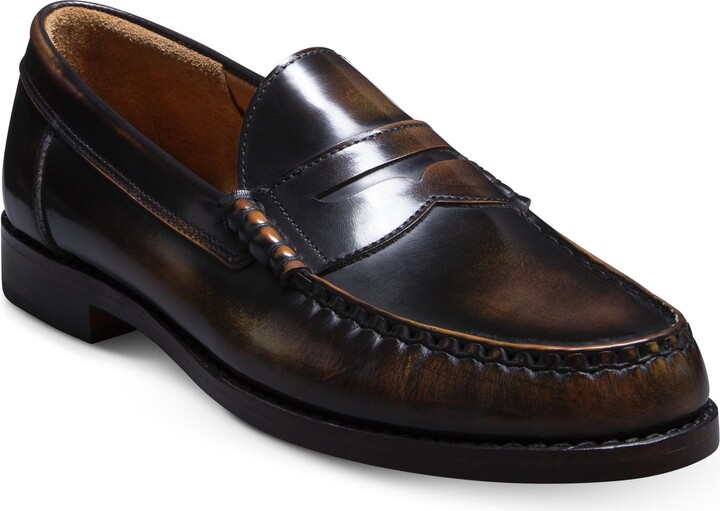 Allen Edmonds Mens Newman Penny Loafers Black 9.5 D