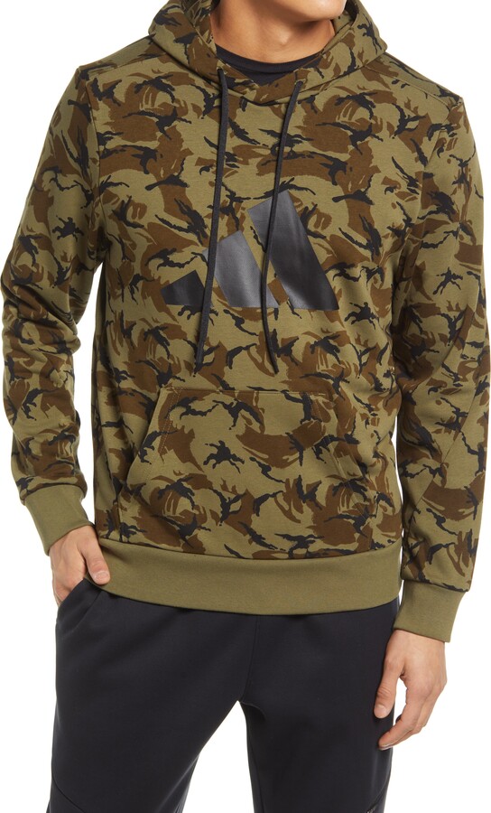 YYG Men Sport Hooded Zip-Up Stylish Drawstring Camo Print Sweatshirt Jacket 