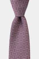 Thumbnail for your product : DKNY Purple Retro Geometric Tie