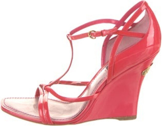 Louis Vuitton Womens Heeled Sandals, Pink, 41