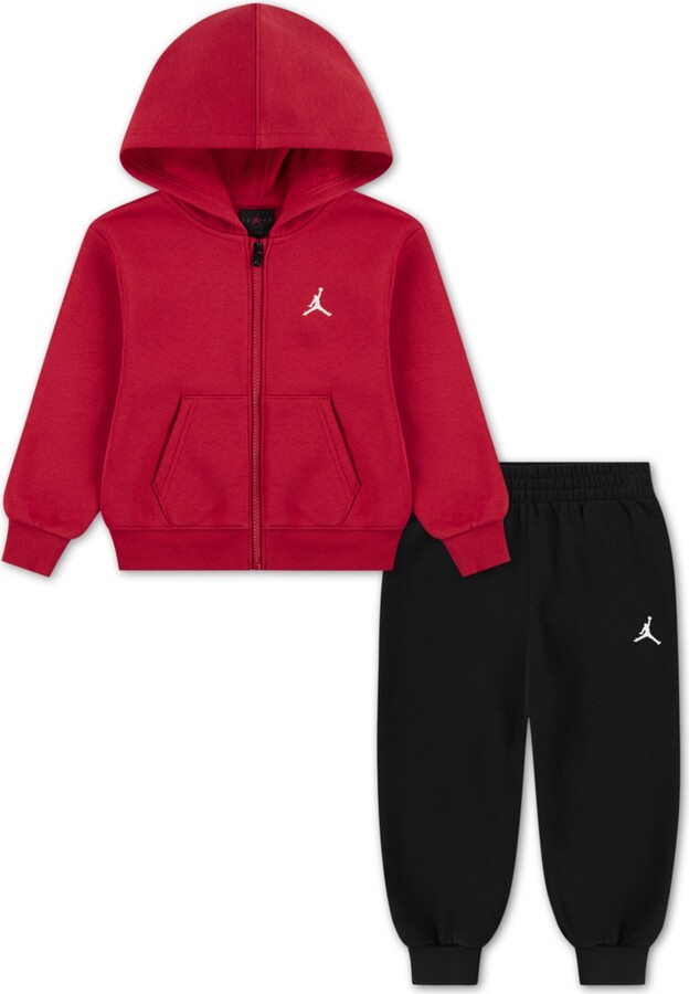 Jordan Little Boys 2-Piece Brooklyn Fleece Full-Zip Hoodie and Pants Set