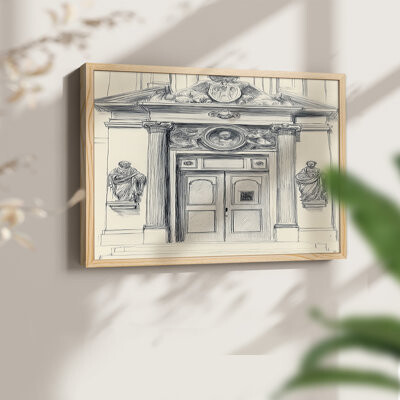 Charlton Home LANDSCAPES Series XXXII -Framed Print - Restickable