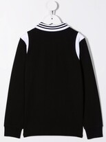 Thumbnail for your product : Moncler Enfant Logo-Patch Long-Sleeved Polo Shirt