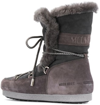 Moon Boot Shearling Snow Boots