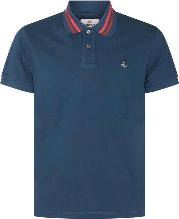 Vivienne Westwood Orb Embroidered Short-Sleeved Polo Shirt