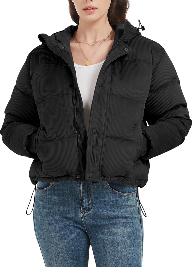 Tog 24 Womens Black Puffer Jacket Short TOG24 Drax Womens Packable