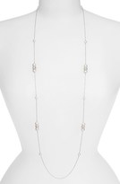 Thumbnail for your product : Judith Jack 'Gala' Faux Pearl Station Necklace