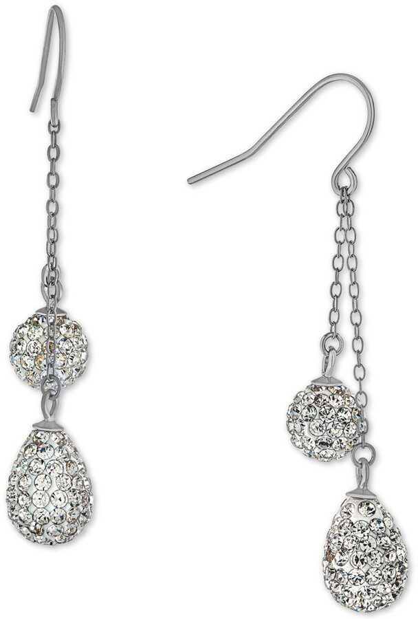 Dana Carrie Female Stud Earrings 925 Sterling Silver Earrings Artificial Zircon Crystal Ball Earrings Jewelry Creative Women Accessories
